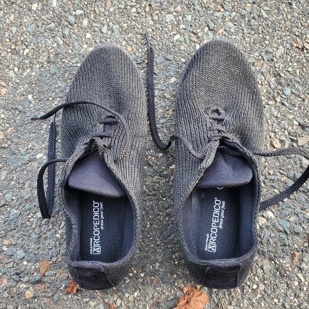 Arcopedico LS comfort black knit shoe/sneaker women's size 41 (10.5 USA]